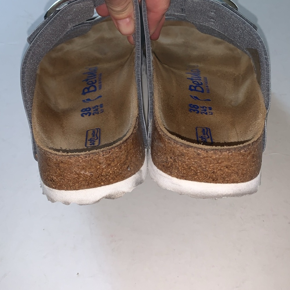 Betula Leo Silver Sandals by Birkenstock 38 - Picture 7 of 12